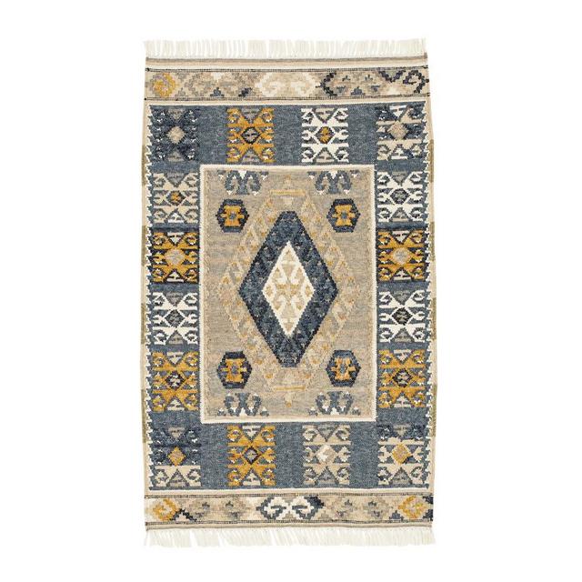 Cleary Flatweave Rug - Blue
