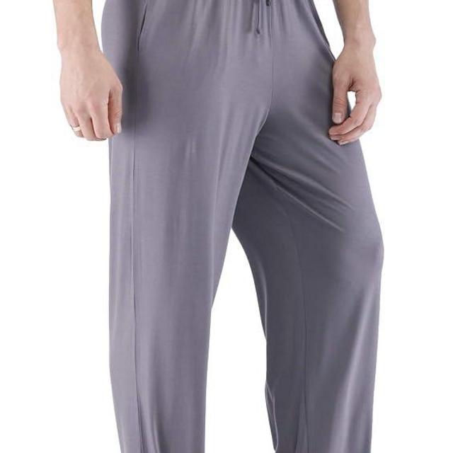 GYS Mens Pajama Pants - Viscose Made from Bamboo, Soft Sleep Pants Comfy Drawstring Lounge Bottom with Pockets Sweatpants