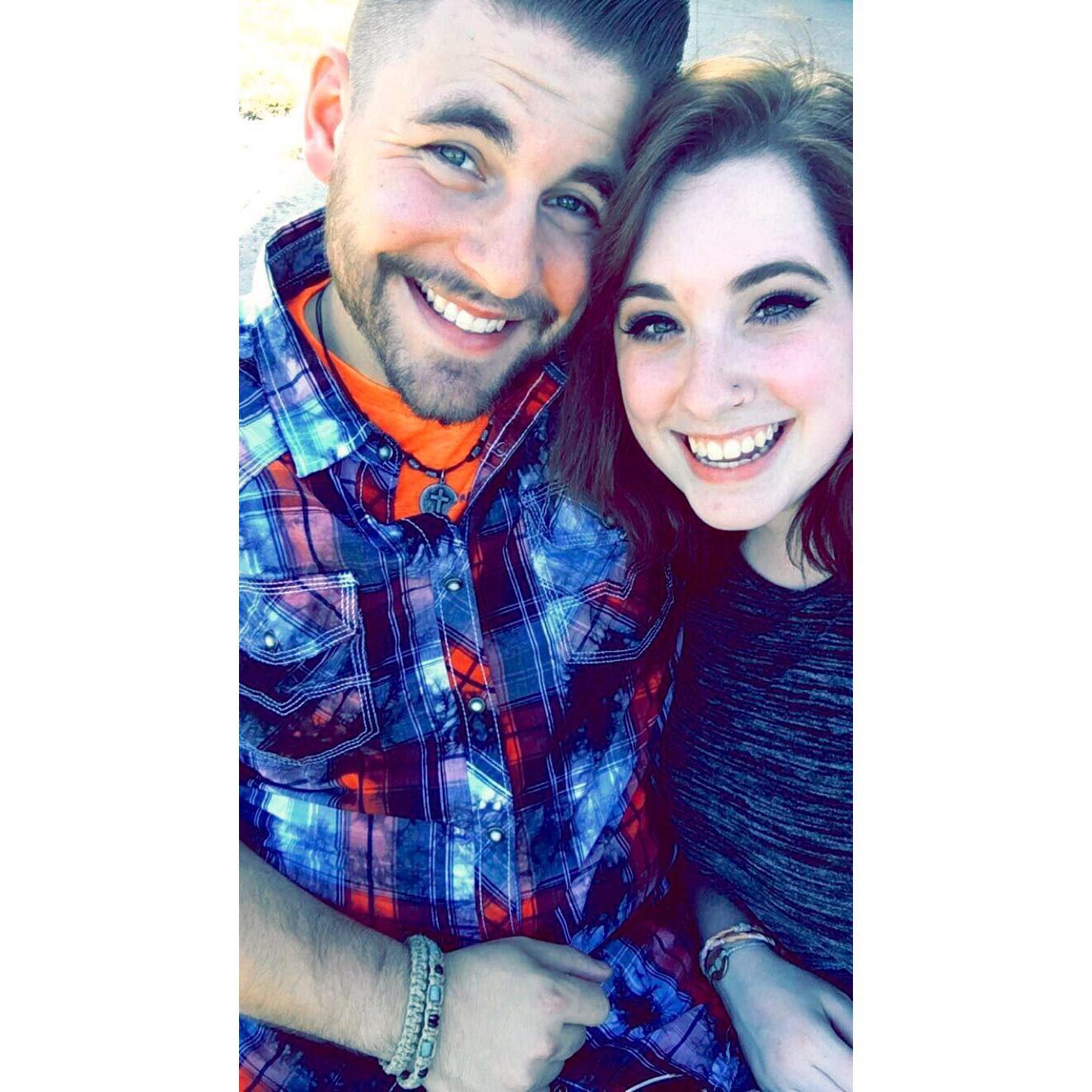 This is the first photo we ever took together on our very first date!