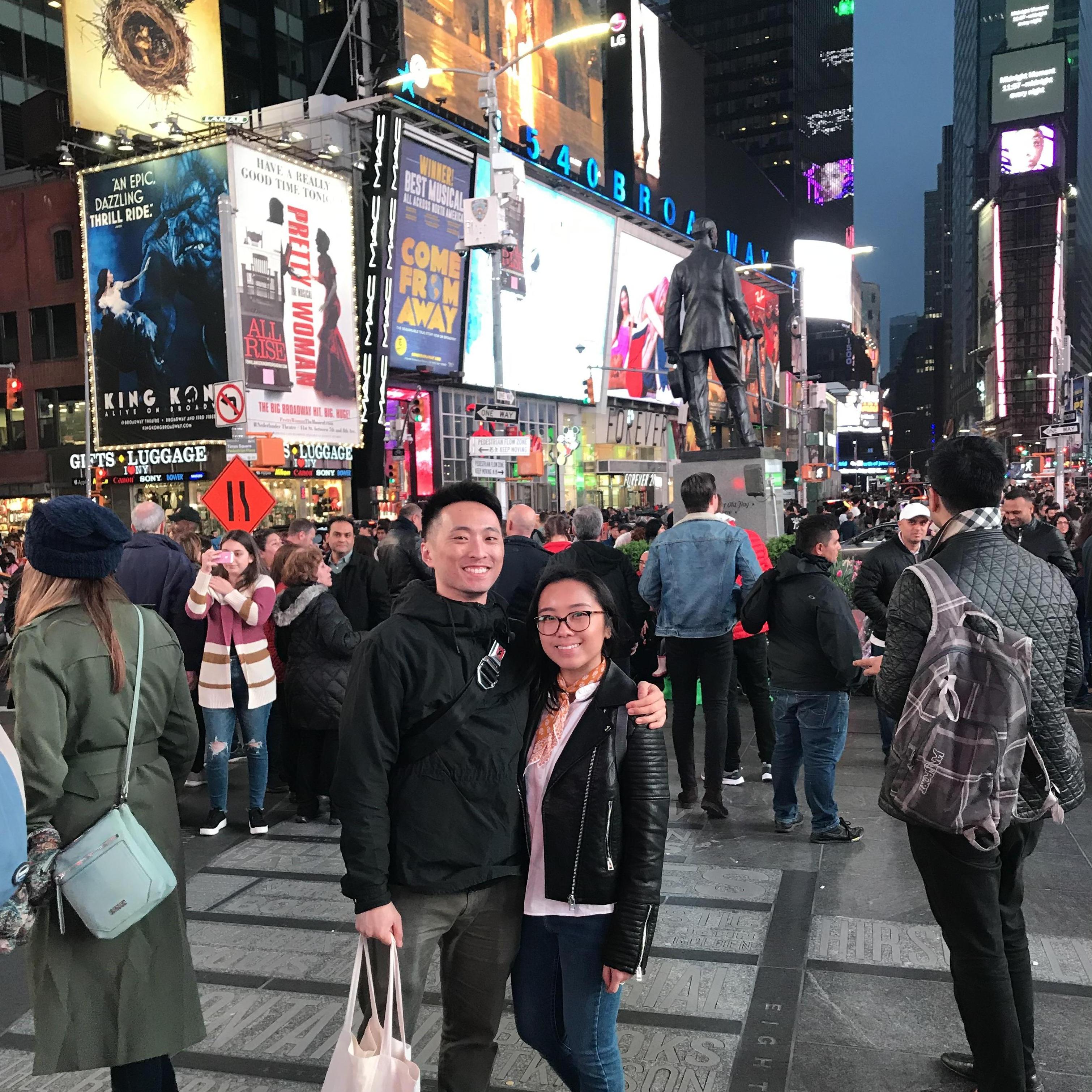 NYC in April of 2019.