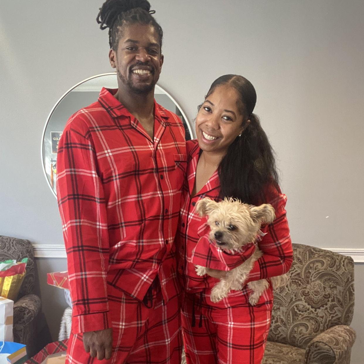 Our first Christmas living together.