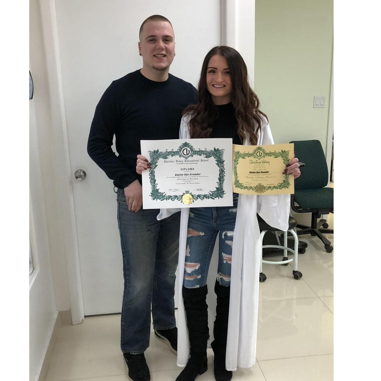 My hair school graduation