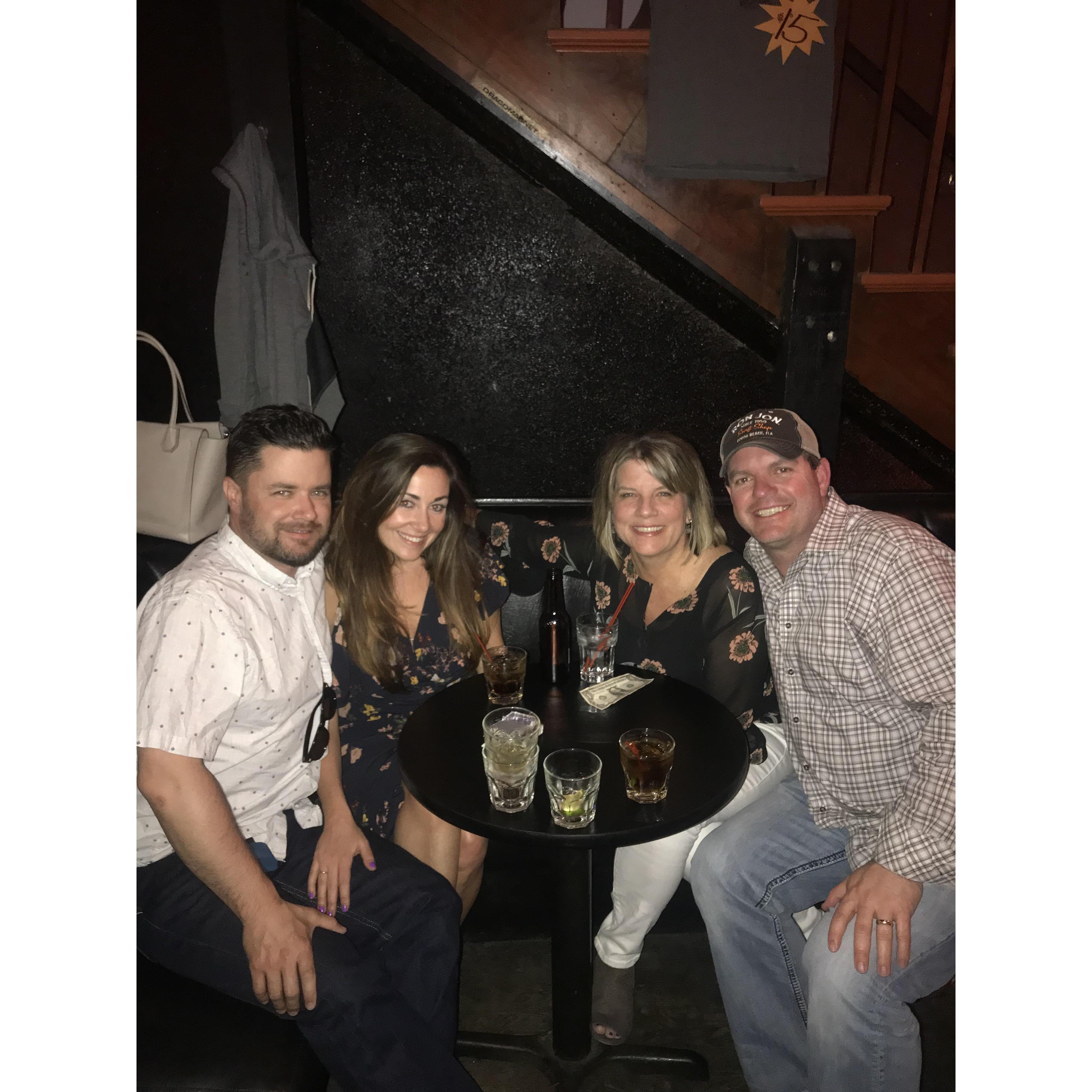 Hanging with the couple that introduced us!