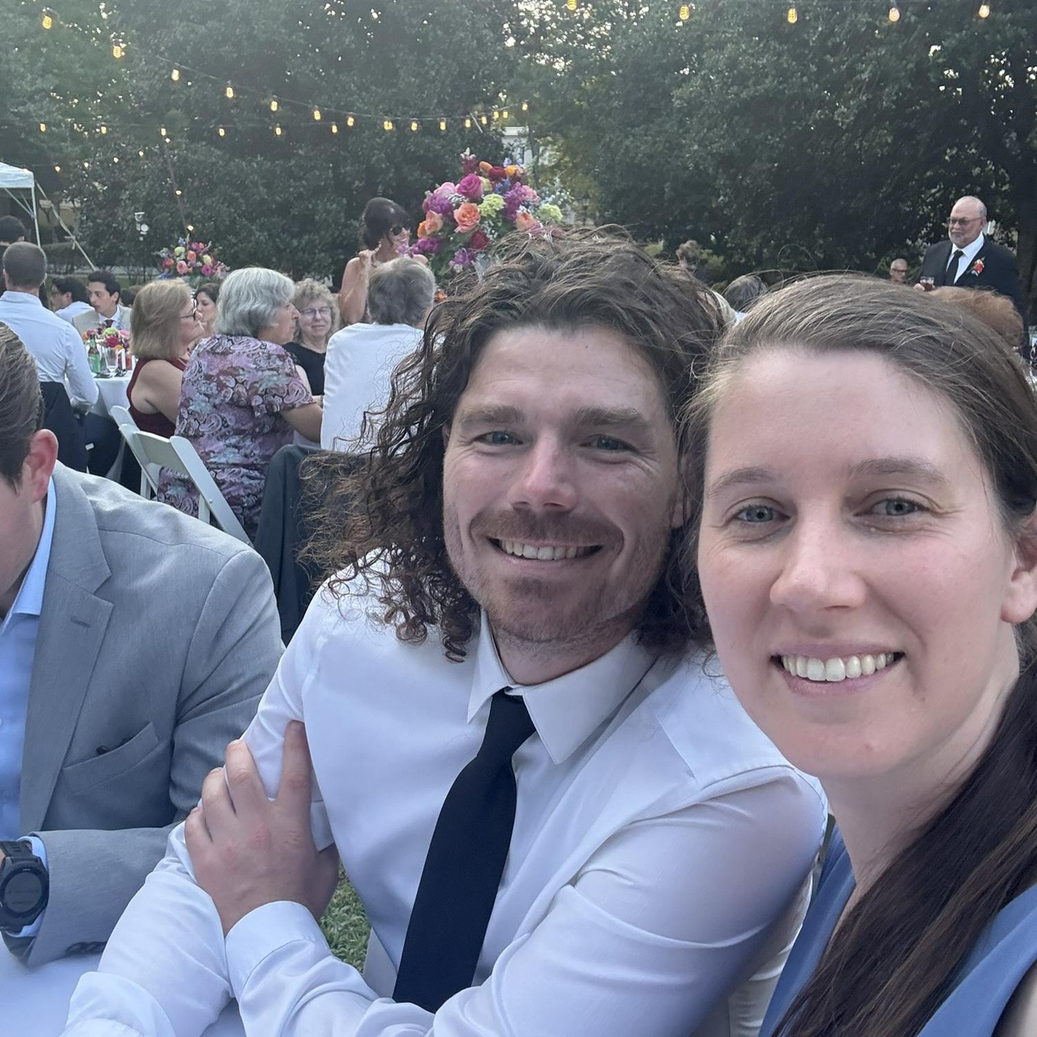 Celebrating love~ Maria and Josh have enthusiastically attended an alarming amount of weddings