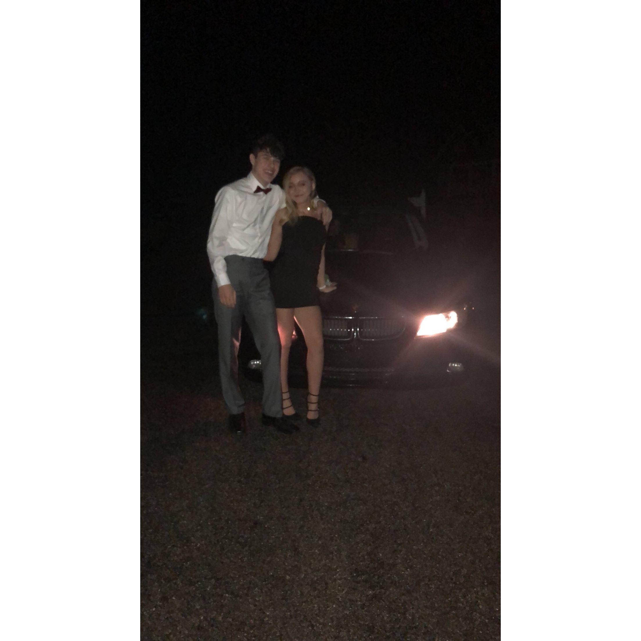 My winter dance with Dylan as my date. (our first official dance)
