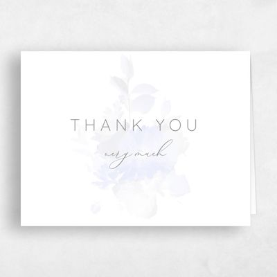 Blue Wedding Thank You - Kylan Landscape