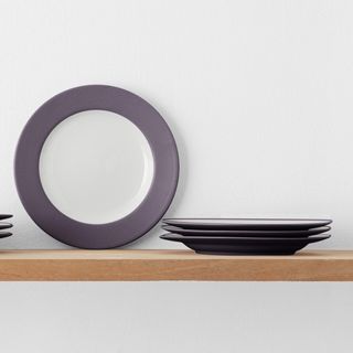 Colorwave Rim Salad Plate, Set of 4