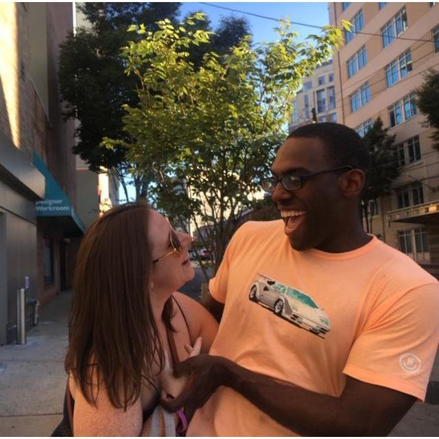 We laugh a lot together