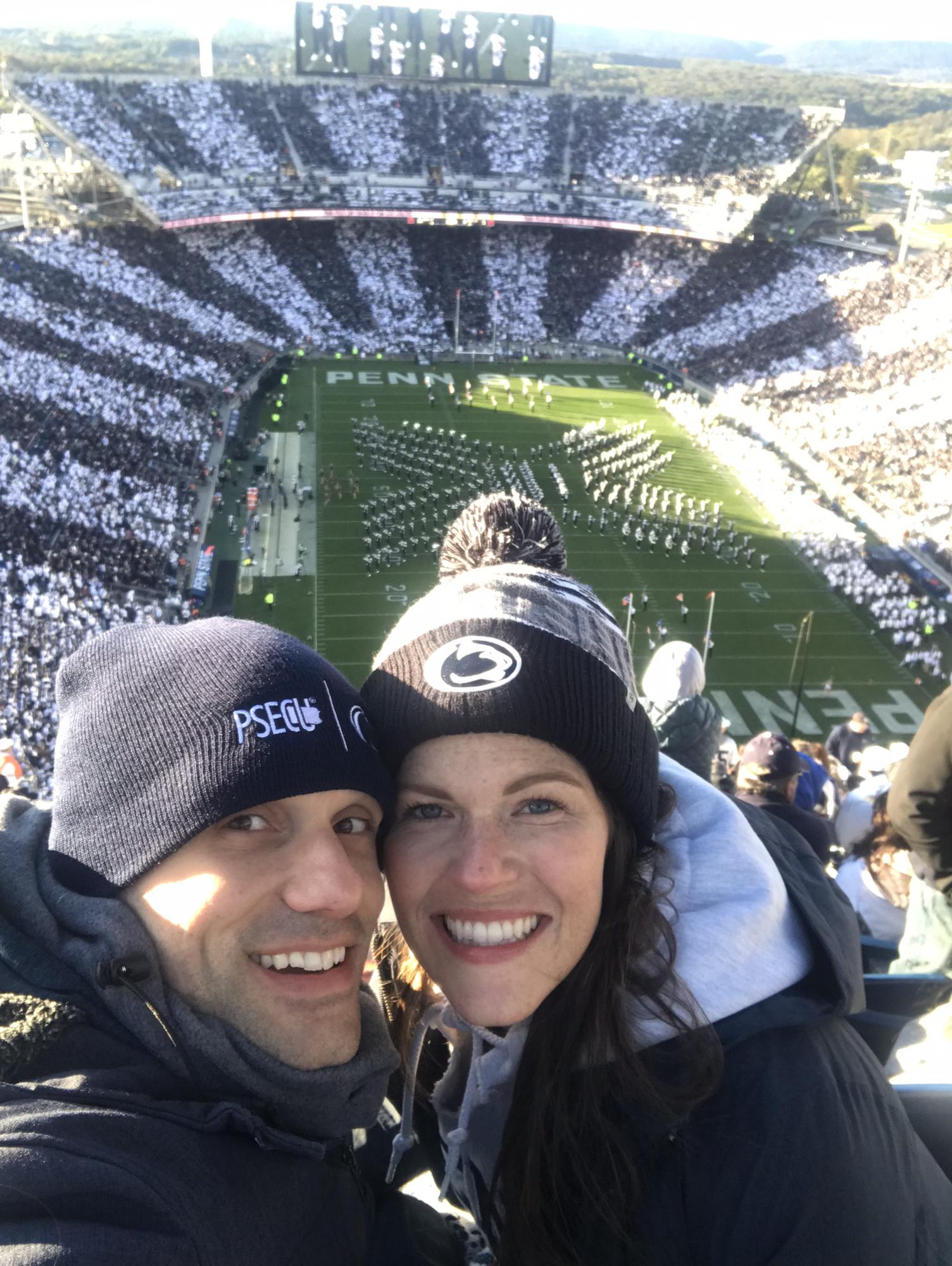Nate's first trip to PSU, 10/2018.