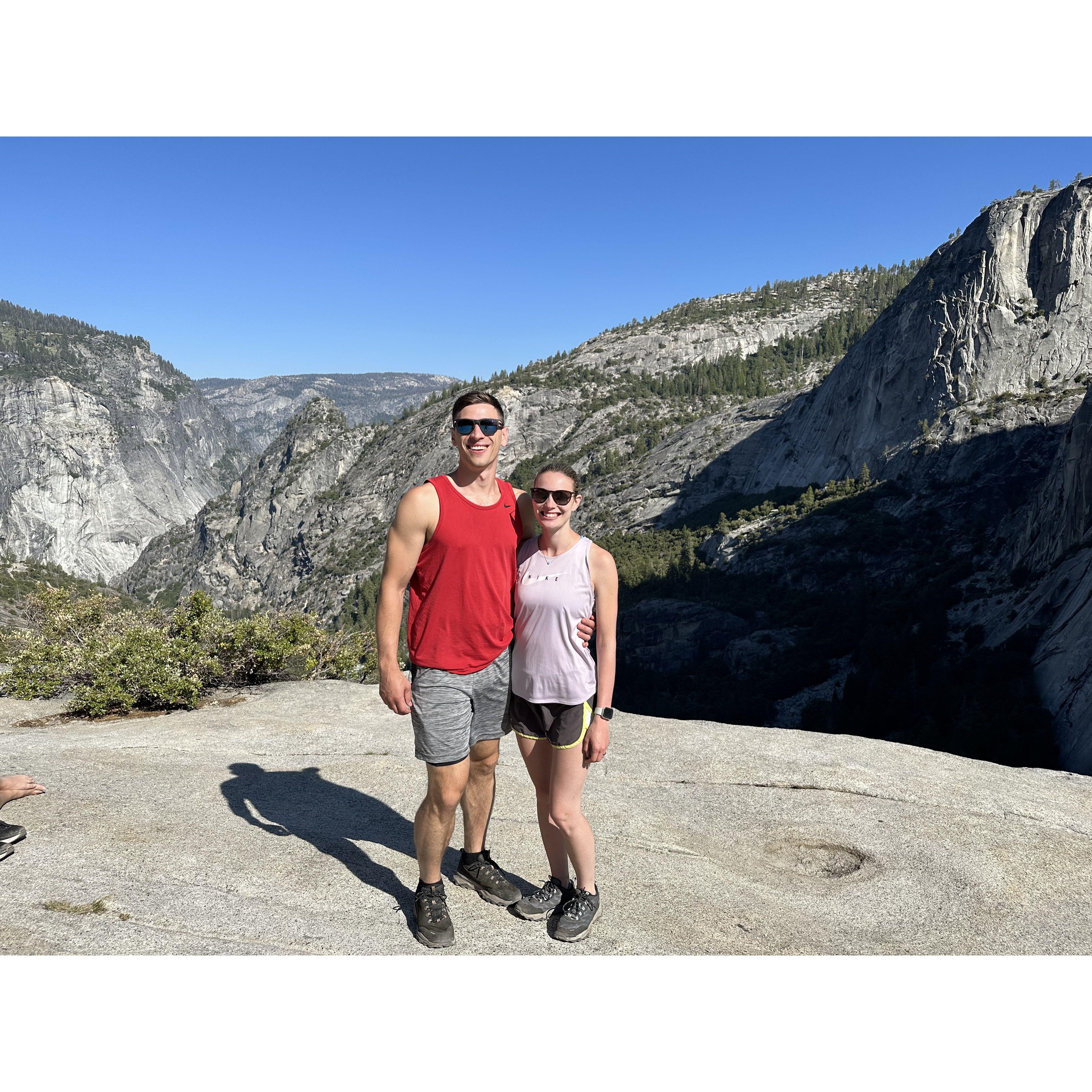 Hiking in Yosemite National Park