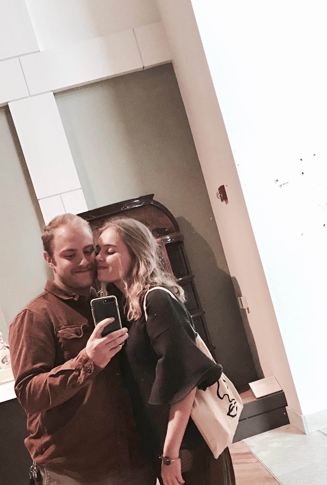 4/14/2019
Taken at one of our favorite spots in Detroit (the DIA) and the place Ross proposed three years later .