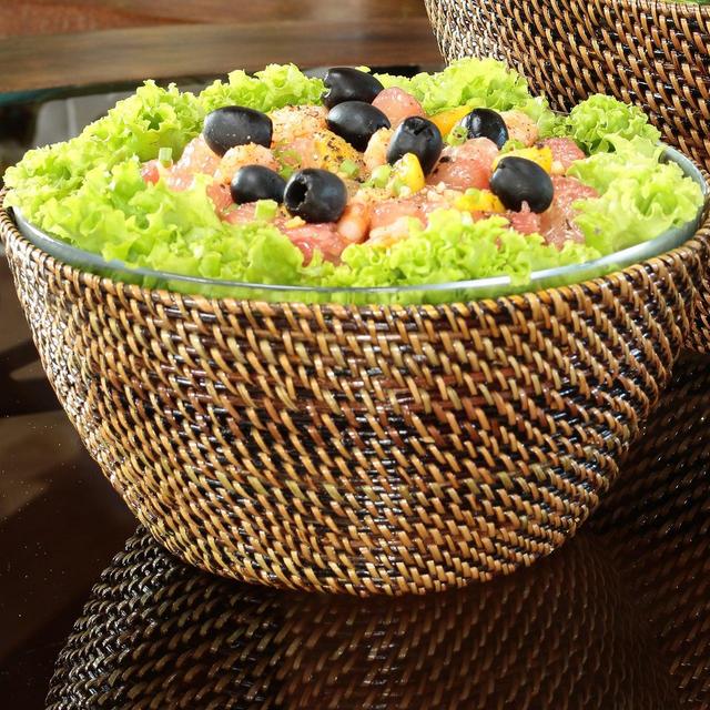Round Bowl with Glass Diameter 8" INCLUDES GLASS
