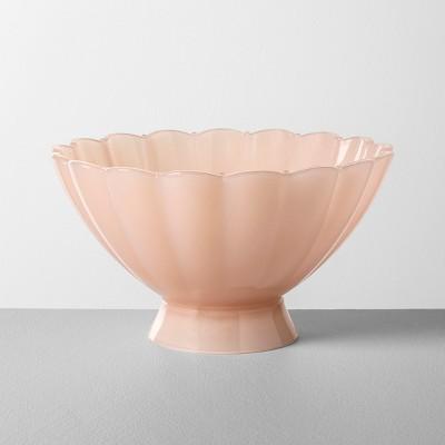 Green Milk Glass Scalloped Bowl - Hearth & Hand™ with Magnolia