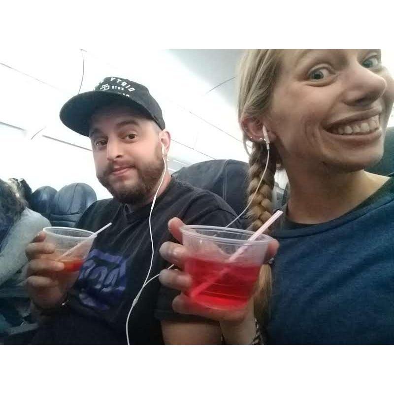 Our first plane ride together, headed to the Pacific Northwest
August 2018
