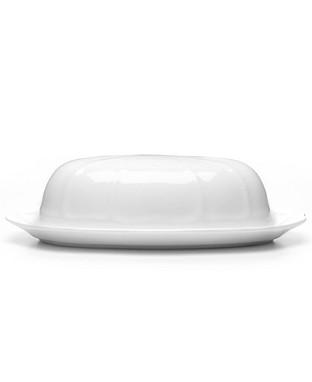 Mikasa Dinnerware, Antique White Covered Butter Dish