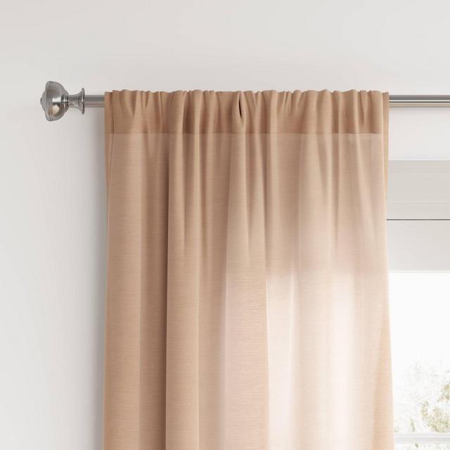95"x54" Farrah Curtain Panel Nougat Tan - Threshold™
