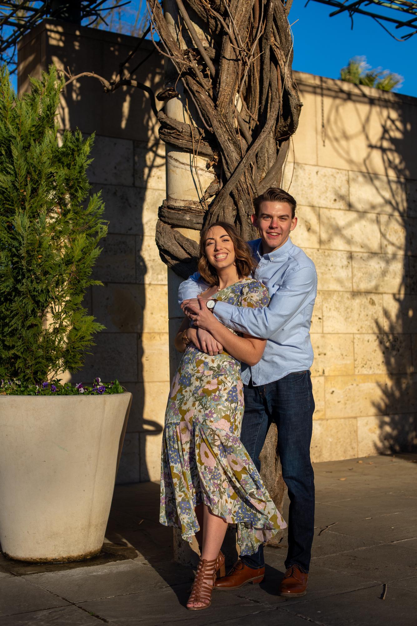 Engagement photos at the The Dallas Arboretum and Botanical Garden. A huge thank you to our friends Kyler and Audry Lacey for the shoot!