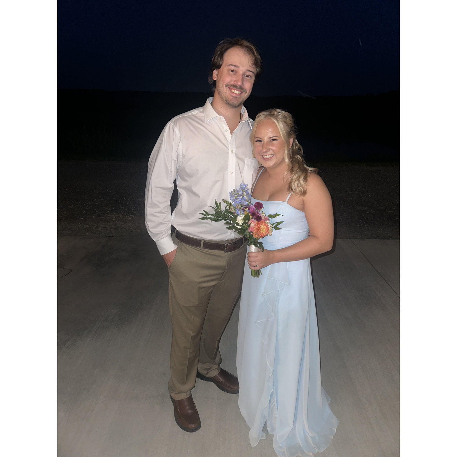 Lauren caught the bouquet and was in fact the next to get engaged!