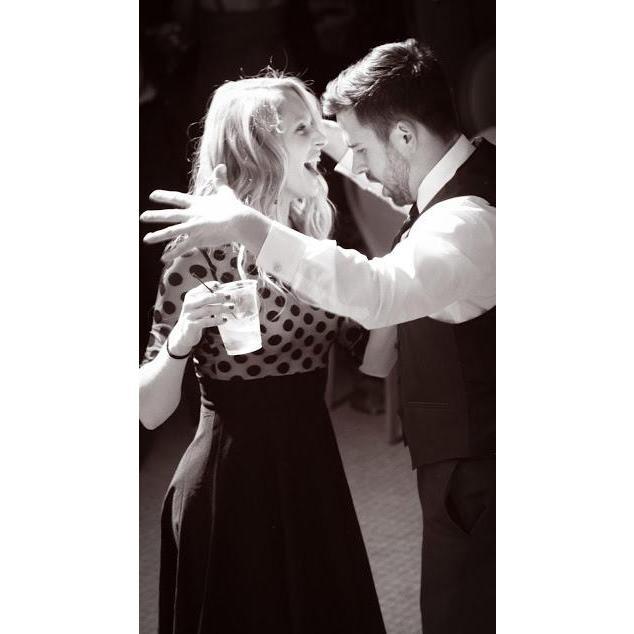 Dancing together at our friends Ryan and Kelsey's wedding.