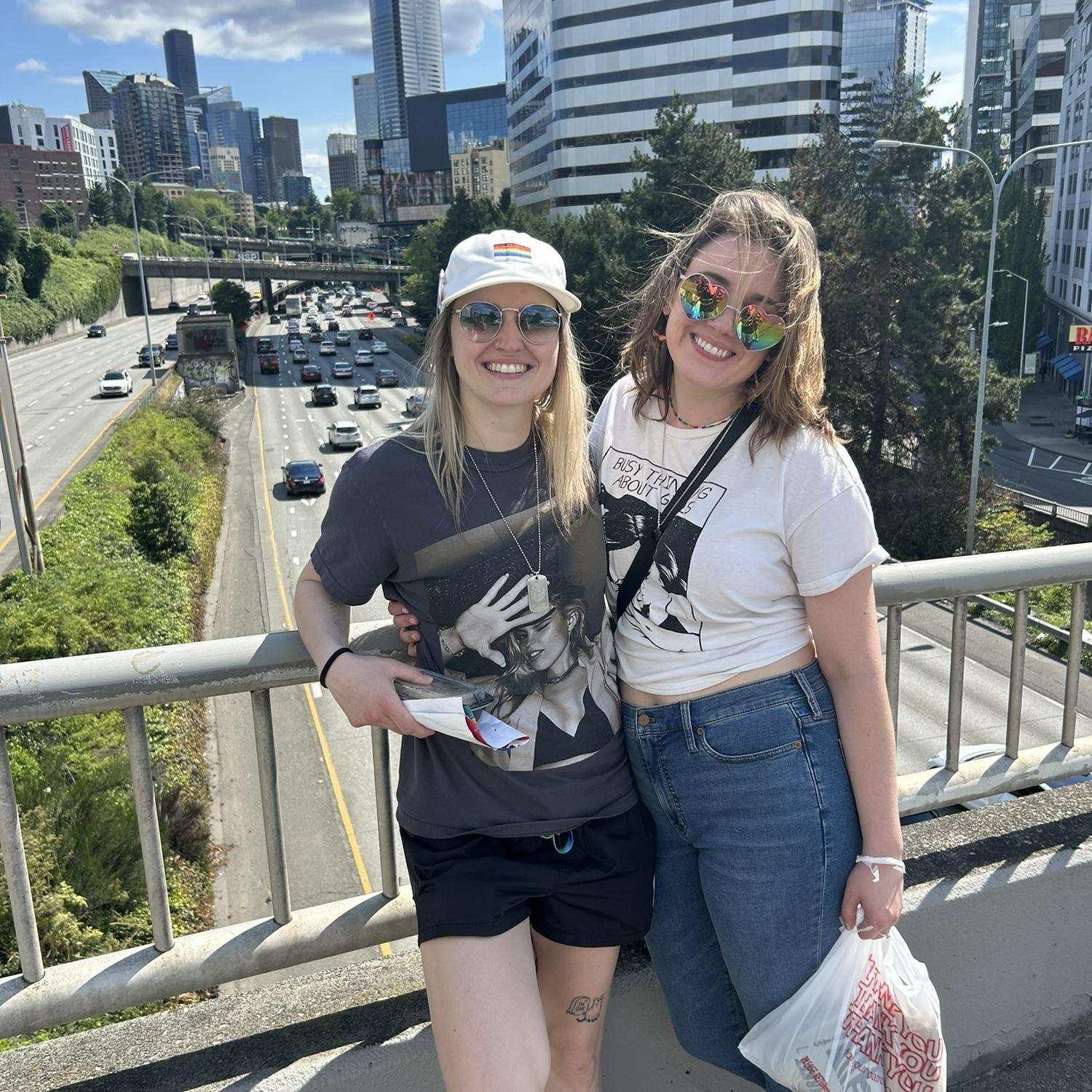 Visiting MK and Emily for Seattle Pride! 🏳️‍🌈