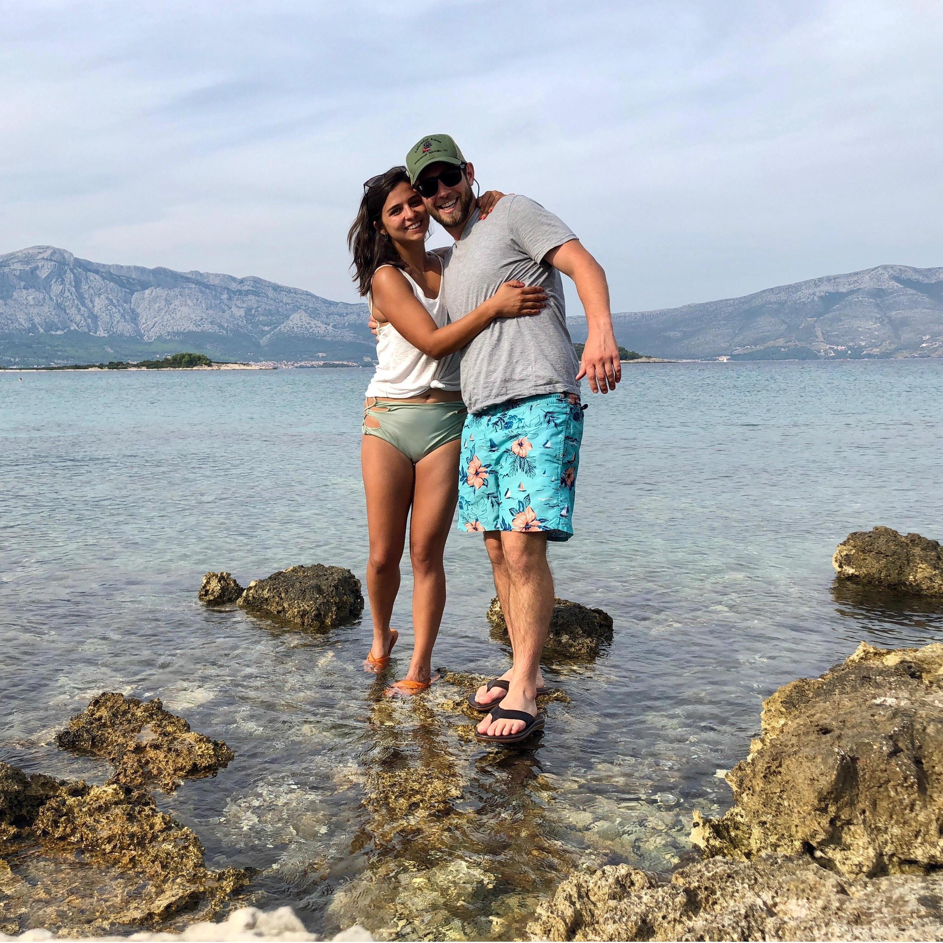 Winery & beach hopping in Korcula, Croatia.