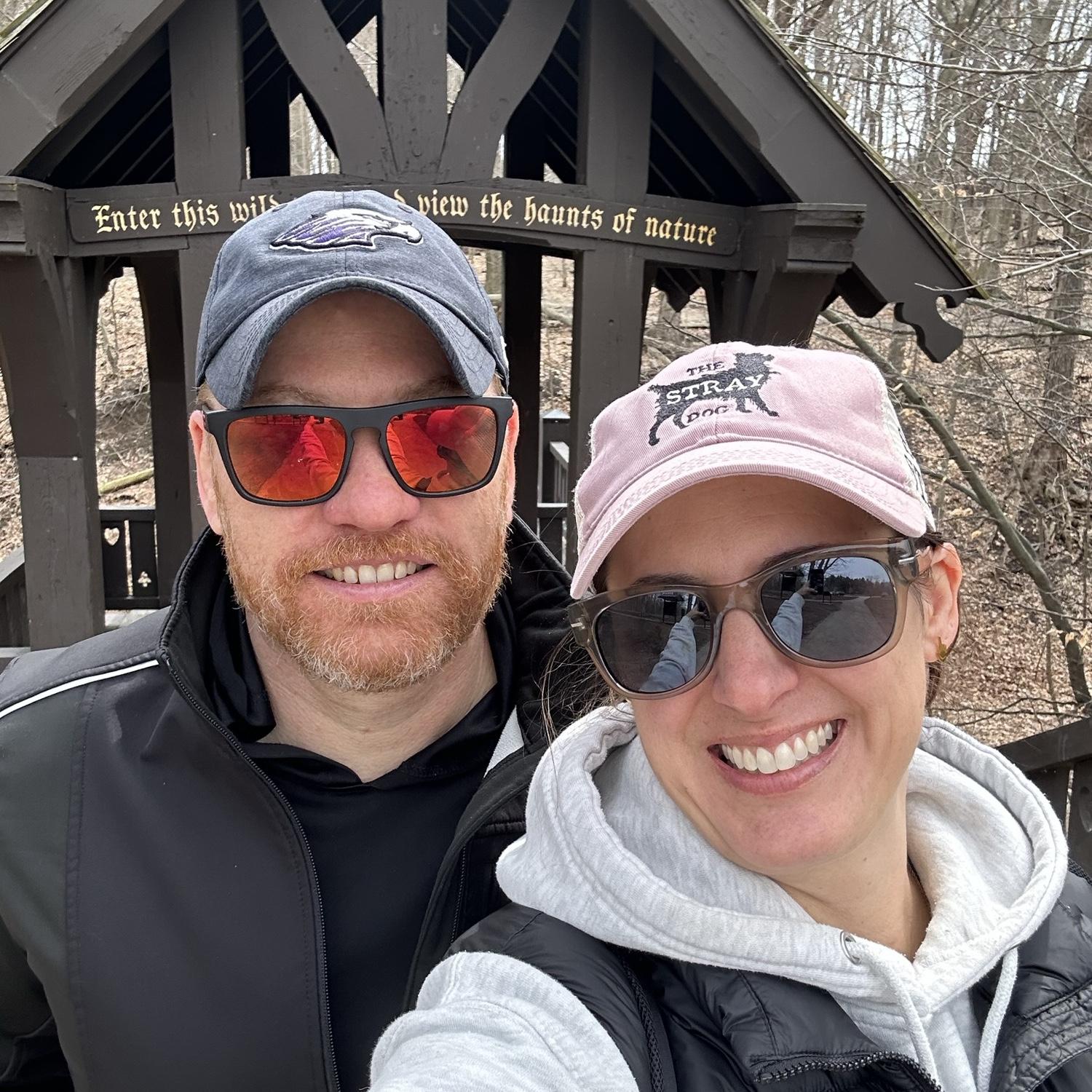One of our many hiking dates