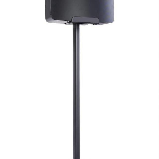 SANUS Wireless Speaker Stand for Sonos Five and Sonos Play:5 - Audio Enhancing Design for Vertical & Horizontal Audio with Built-in Cable Management & Premium Alloy Materials - WSS52-B2(Black)