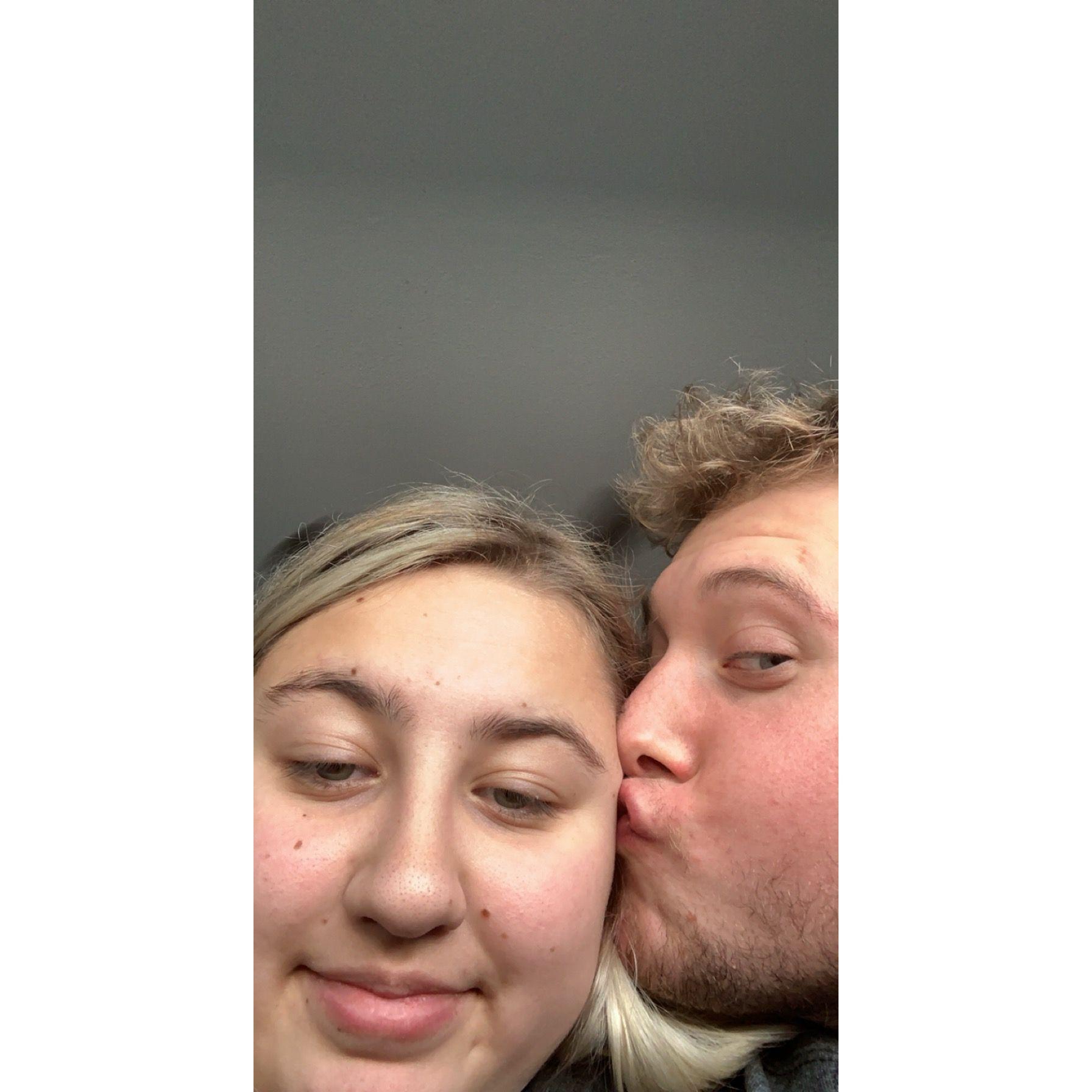 Garrett actually being sweet