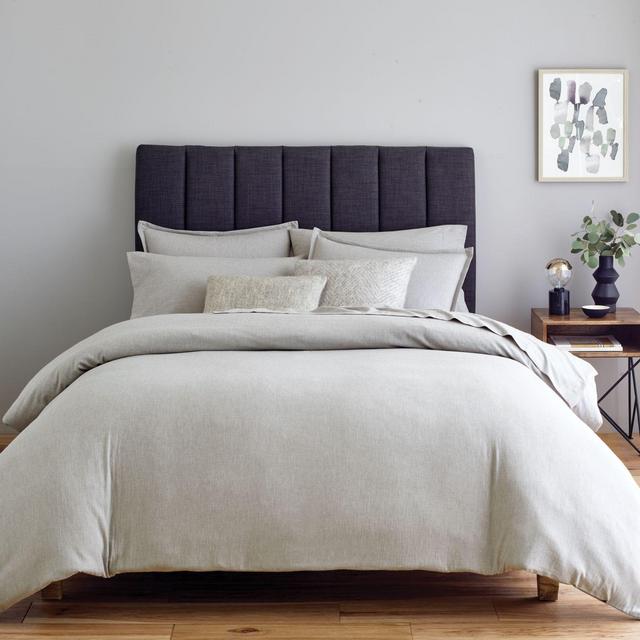 Nestwell™ Heathered Solid 3-Piece King Comforter Set in Medium Grey
