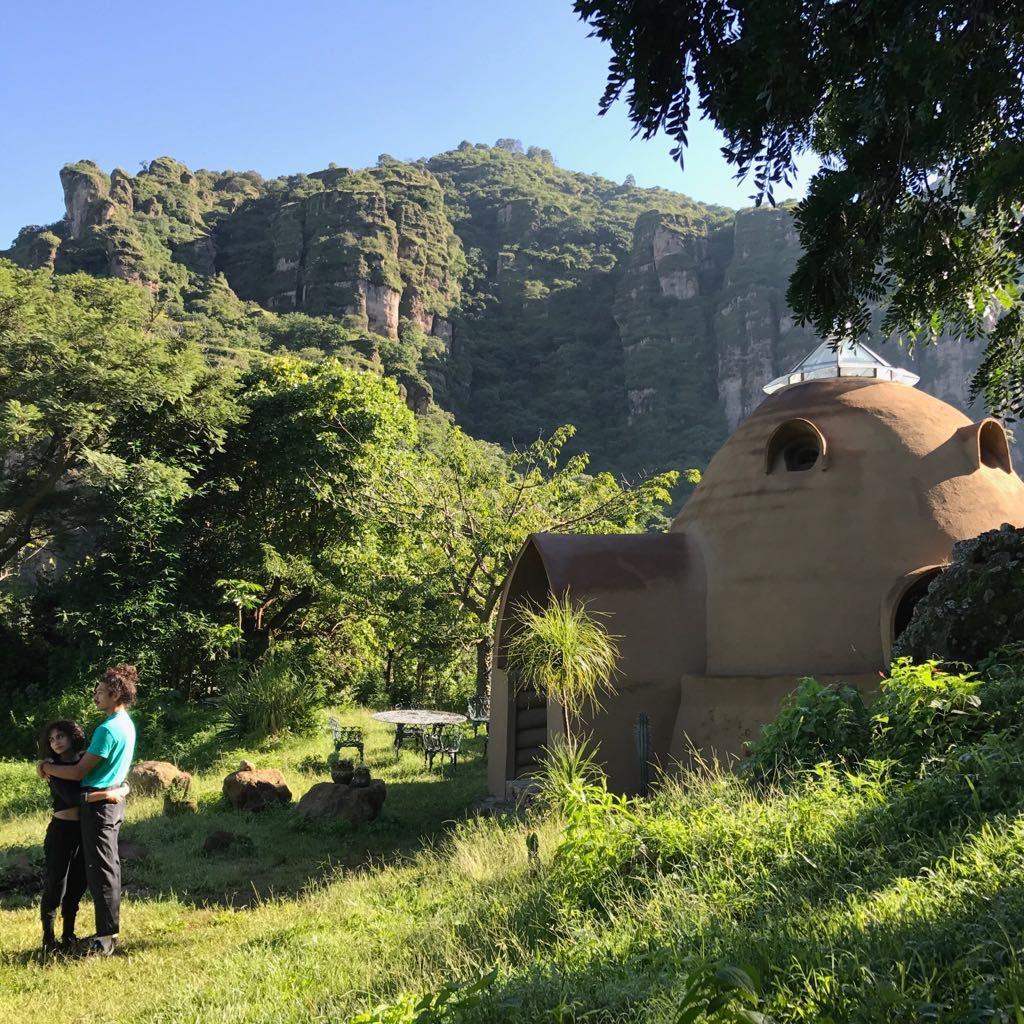 Exploring with friends up in the mountains in Mexico