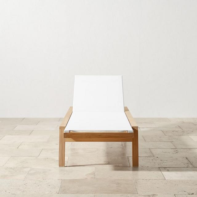 Santa Barbara Teak/Mesh Chaise