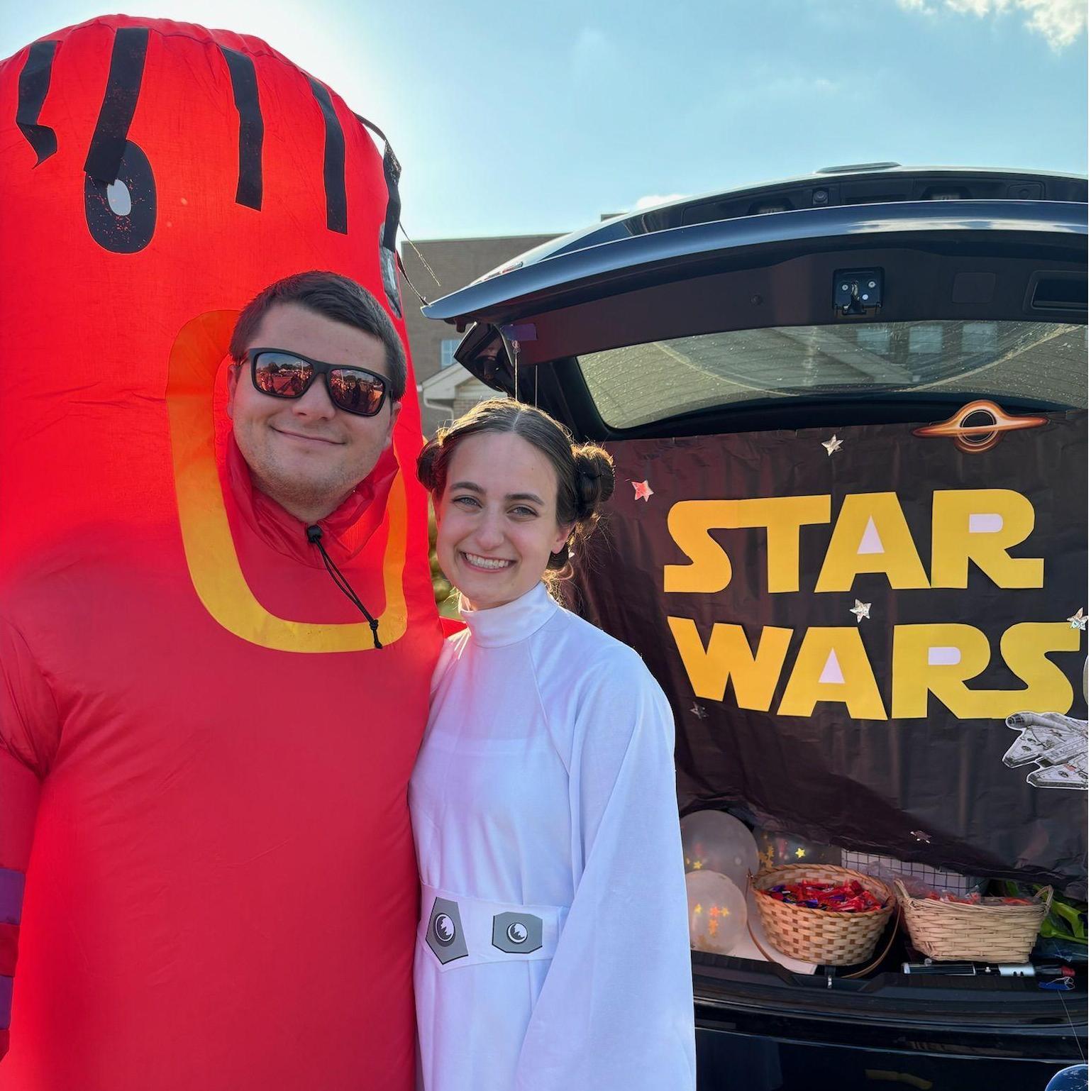 Our first trunk or treat together...