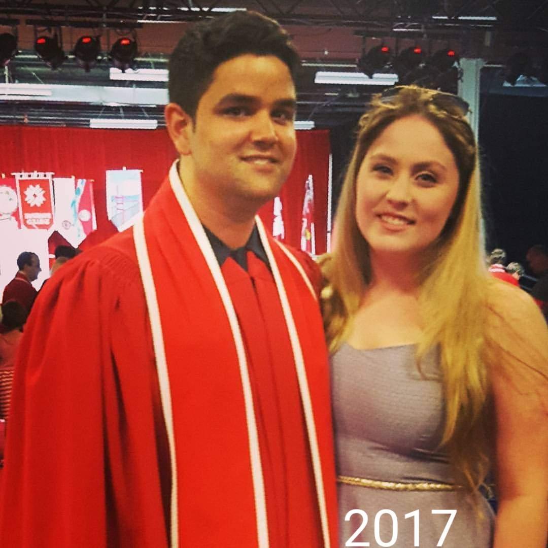 Xander's graduation from Fanshawe!