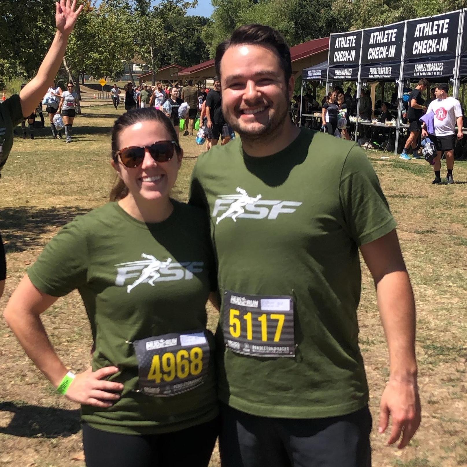 Our first mud run at Camp Pendleton