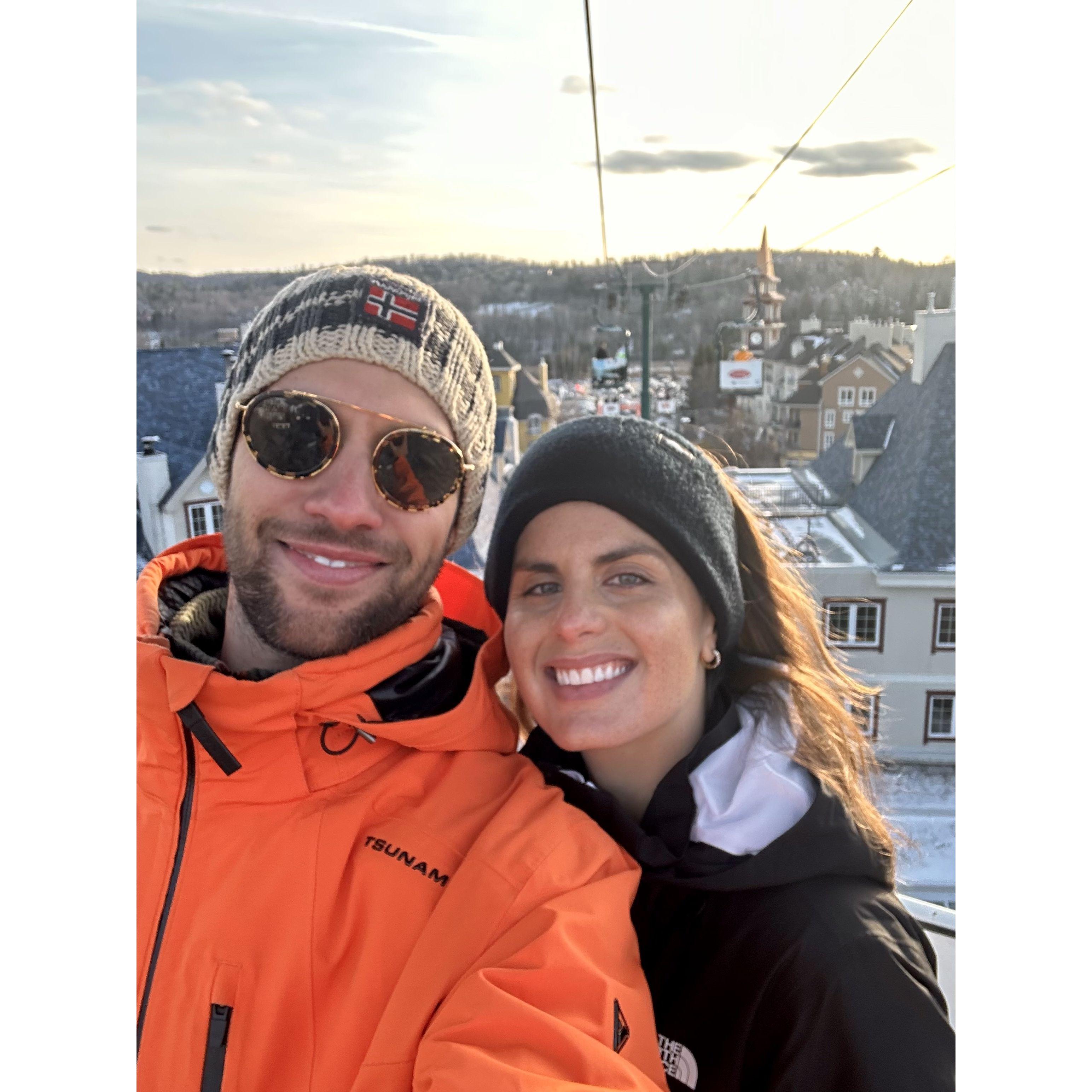 Our first ski trip to Montreal, Canada