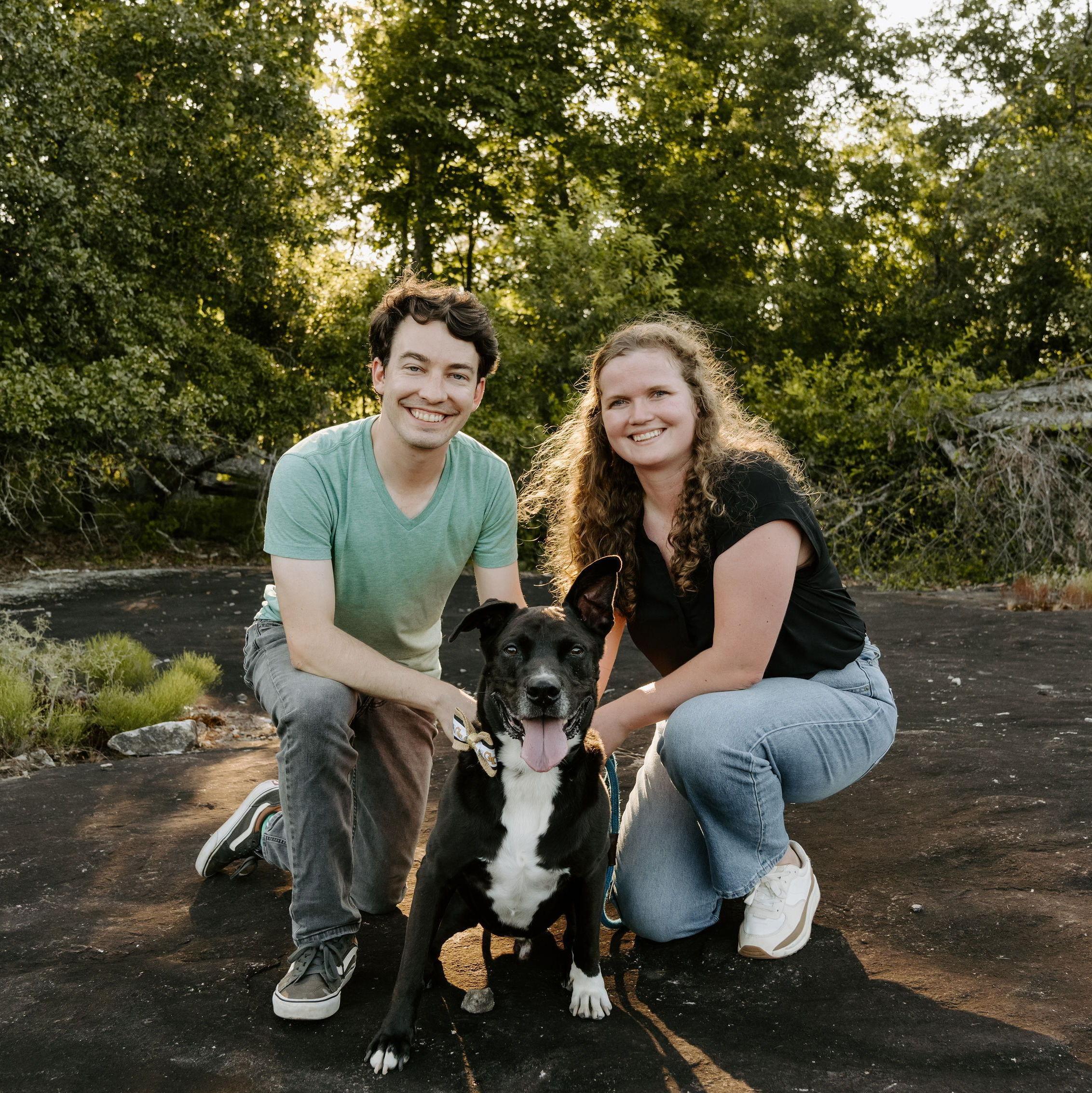 Celebrating our engagement with our favorite boy. We wouldn't have it any other way.