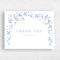 Blue Wedding Thank You - Regal Landscape Letterpress