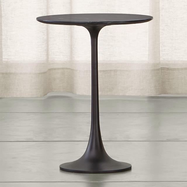 Nero Black Marble Accent Table