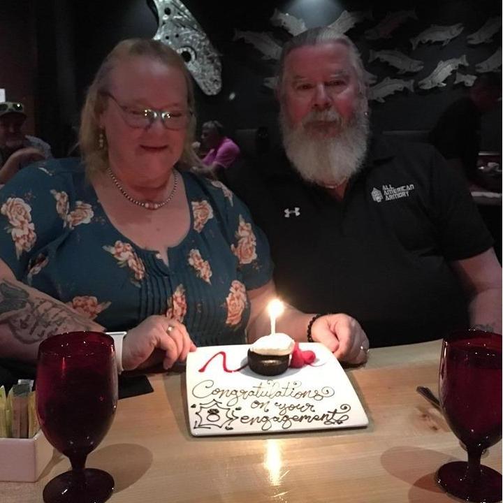 Engagement party with the family at Blacfish Cafe.
The waitress surprised us,and we are so fluffed we were trying to figure out what to do, lol