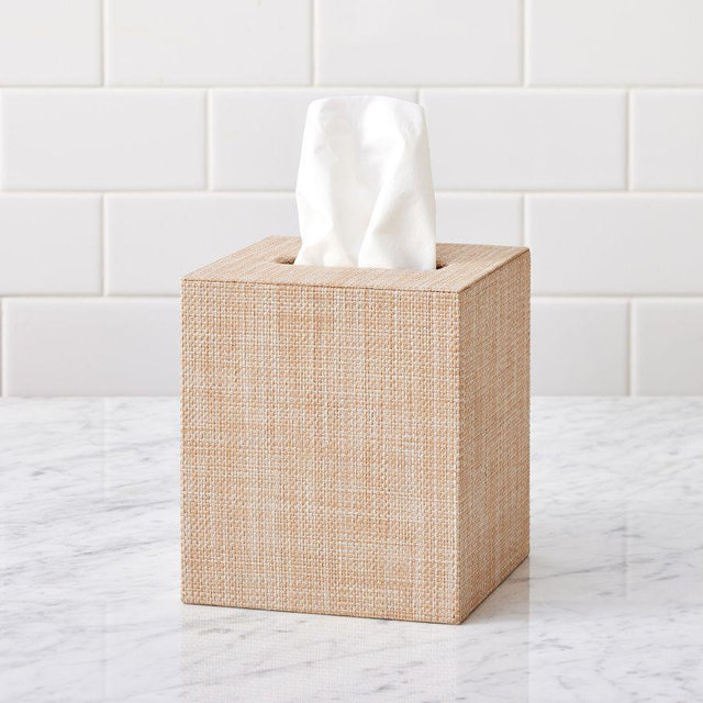 Raffia Tissue Box
