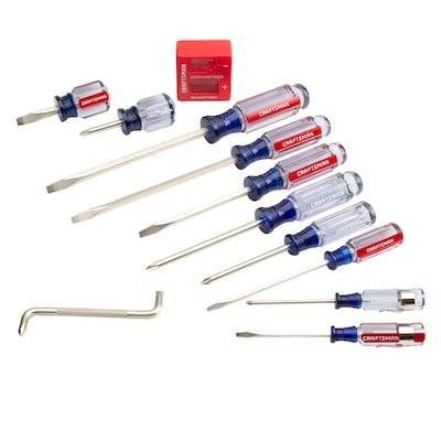 CRAFTSMAN 12-Piece Acetate Handle Assorted Screwdriver Set