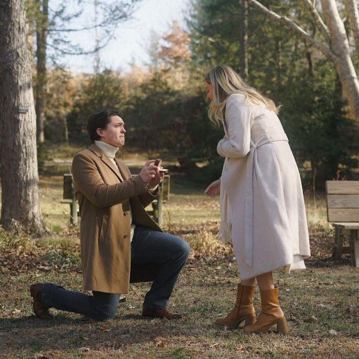 Anthony proposed to Caroline during her birthday weekend. The best birthday of her life :)