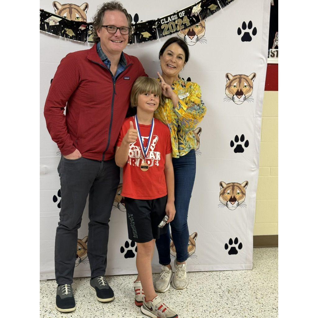 Justin's nephew finishing up another year of elementary school. Fort Smith, AR.
