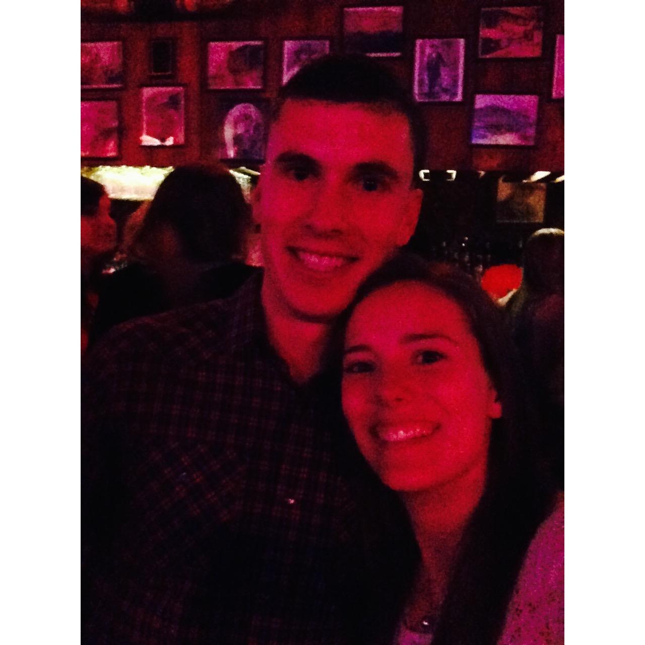 Our first date -- Valentine's Day 2014