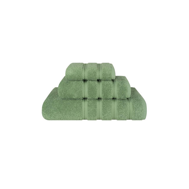 American Soft Linen 3 Piece Towel Set, 100% Cotton Bath Towels for Bathroom, Sage