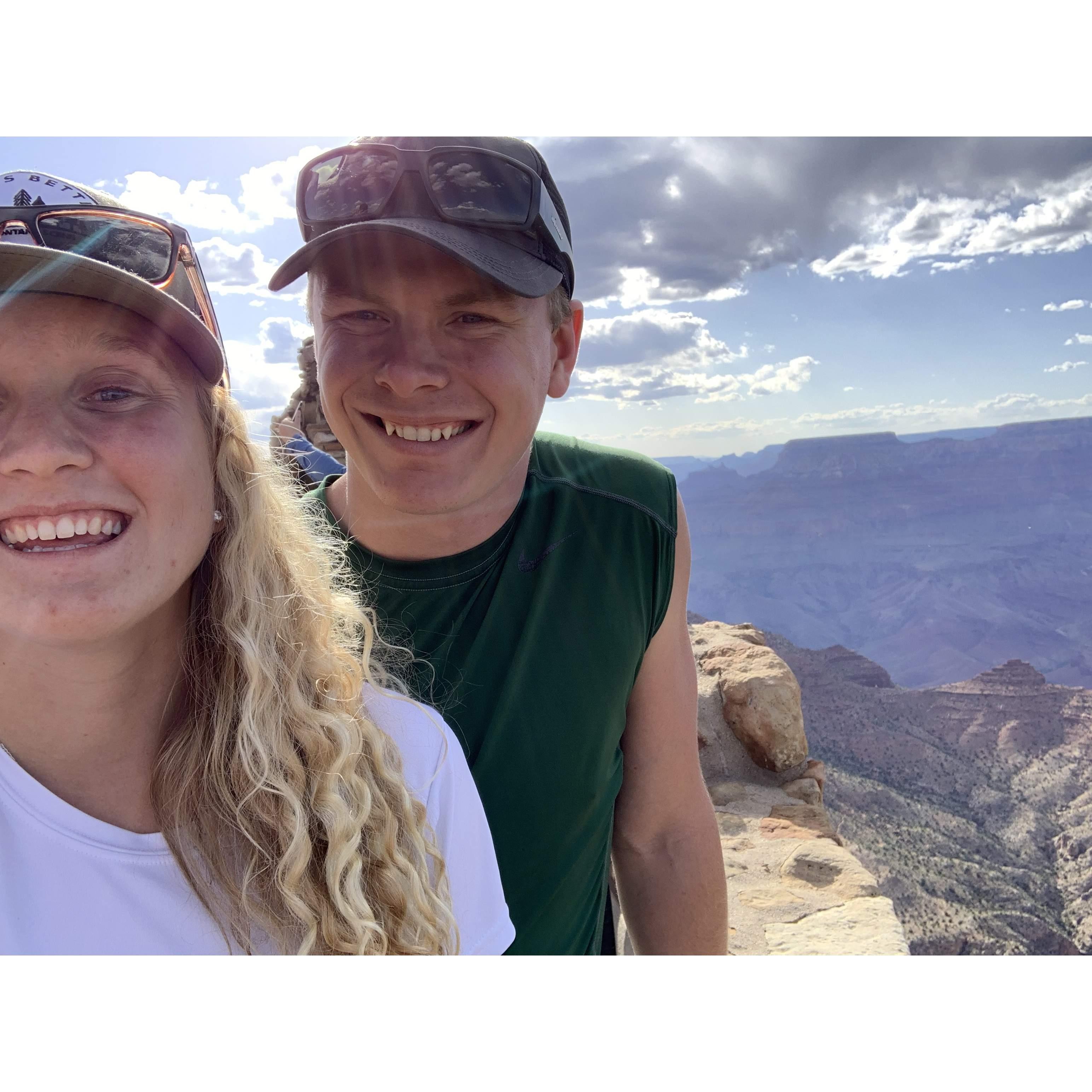 First time to the Grand Canyon together 