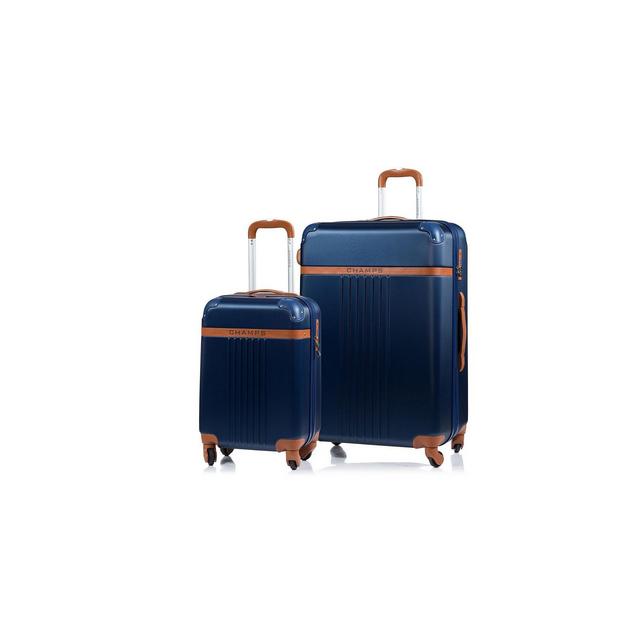 CHAMPS 2-Pc. Vintage Hardside Luggage Set