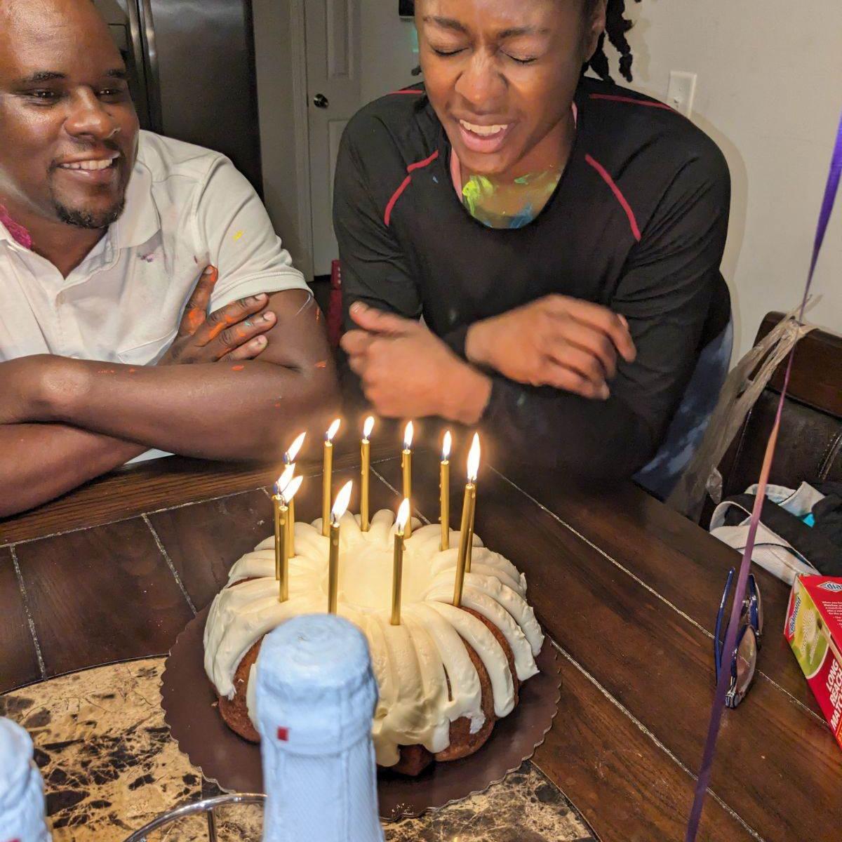 Celebrating the ole lady, my love!!