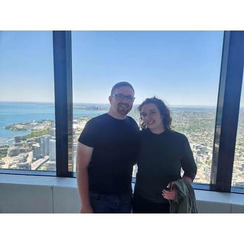 At the top of the CN Tower 

Toronto, Ontario, Canada     May 2024
