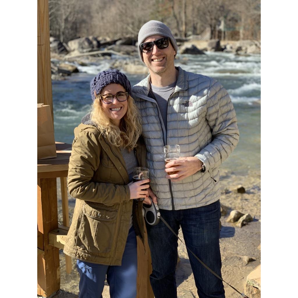 Hickory Nut Gorge Brewery, Chimney Rock NC December 2018